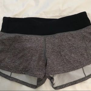 Lululemon Speed Up Shorts Grey *read description